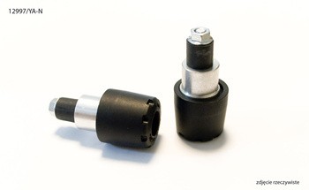 Ariete ciężarki kierownicy yamaha kolor czarny (fz6`04-10, xj6`09-14, tdm 900`08-14, mt07, mt09)